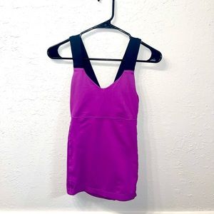 Lululemon athletic yoga tank top.